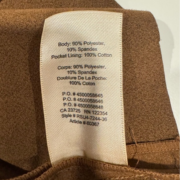 Aritzia Wilfred Centinela Mini Skirt Brown Button Down Size 6 EUC - Picture 9 of 9